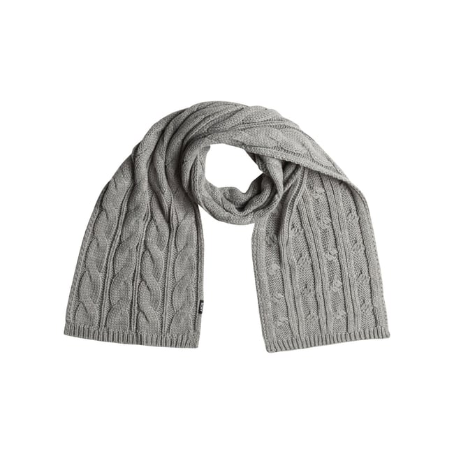 Écharpe en tricot MAGIC SHELL. gris heritage heather <span itemprop=