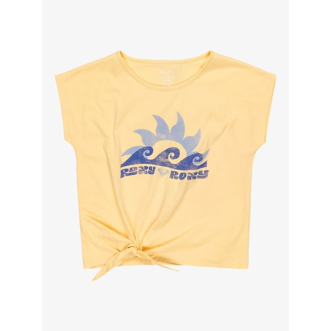 T-shirt manches courtes jaune <span itemprop=