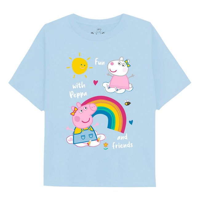 T-shirt bleu clair <span itemprop=