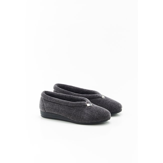 Chaussons velours côtelé brillant - DAMART