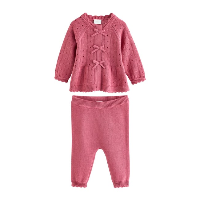 Legging et cardigan bébé à nœud, 2 pièces - NEXT