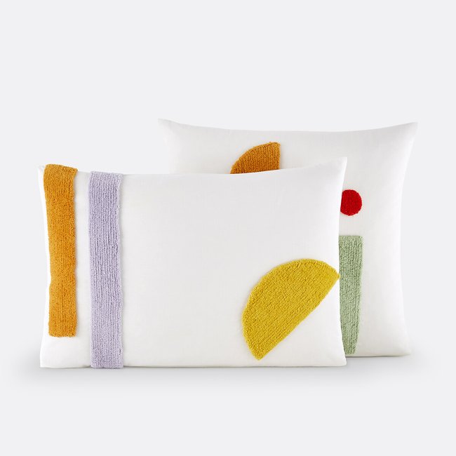 Alvros Cotton Pillowcase, ecru, LA REDOUTE INTERIEURS