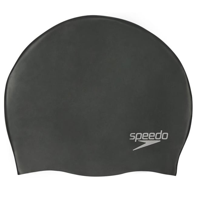 Bonnet de bain en silicone noir <span itemprop=