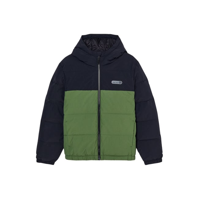 Doudoune CLASSIC HOODED vert bronze green <span itemprop=