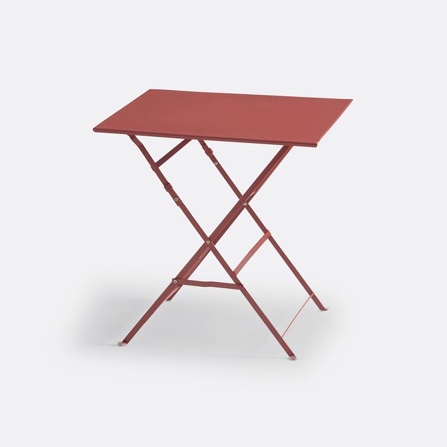 Ozevan Square Folding Metal Table - LA REDOUTE INTERIEURS