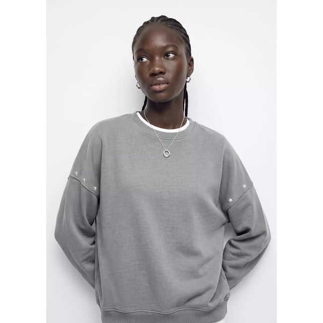 SWEATSHIRT MUSIC gris <span itemprop=