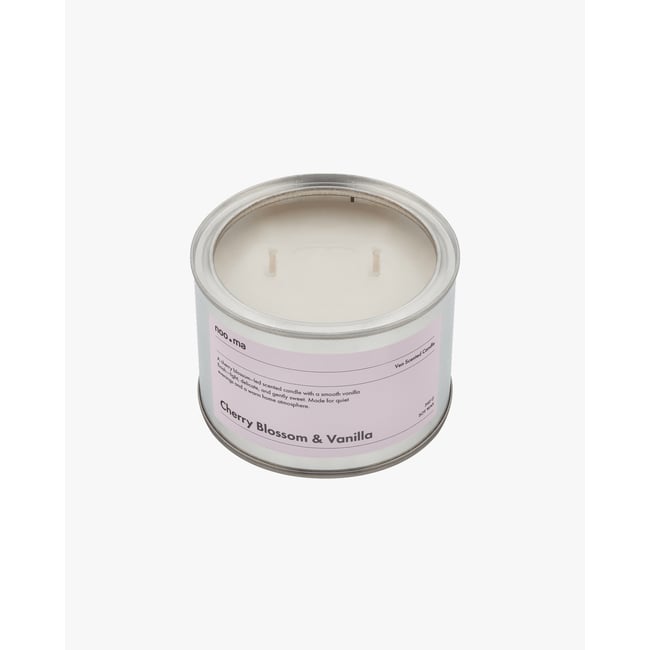 Bougie parfumée Ven - Fleur de cerisier et vanille Couleur gris <span itemprop=