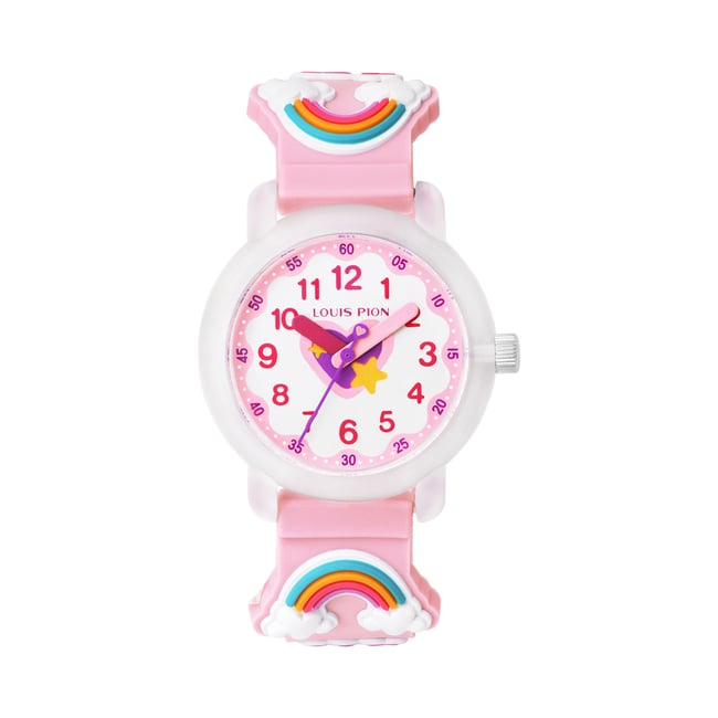 Montre Analogique  LOU transparent rose candy rose candy <span itemprop=