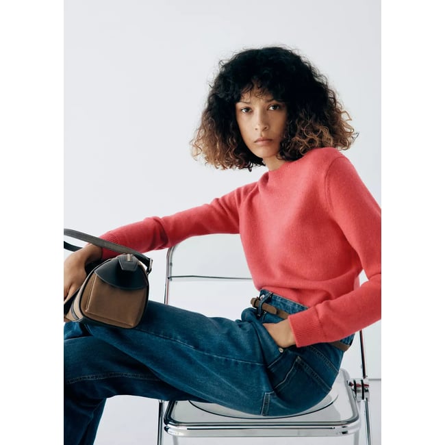 Pull en maille à col rond - MANGO