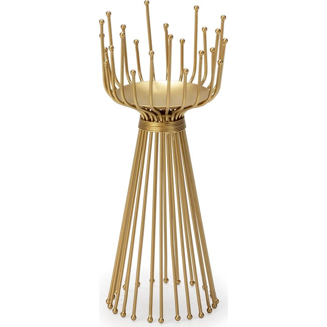 Candélabre en métal Couleur doré <span itemprop=