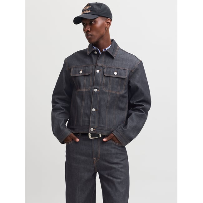 Veste En Jean blue denim <span itemprop=