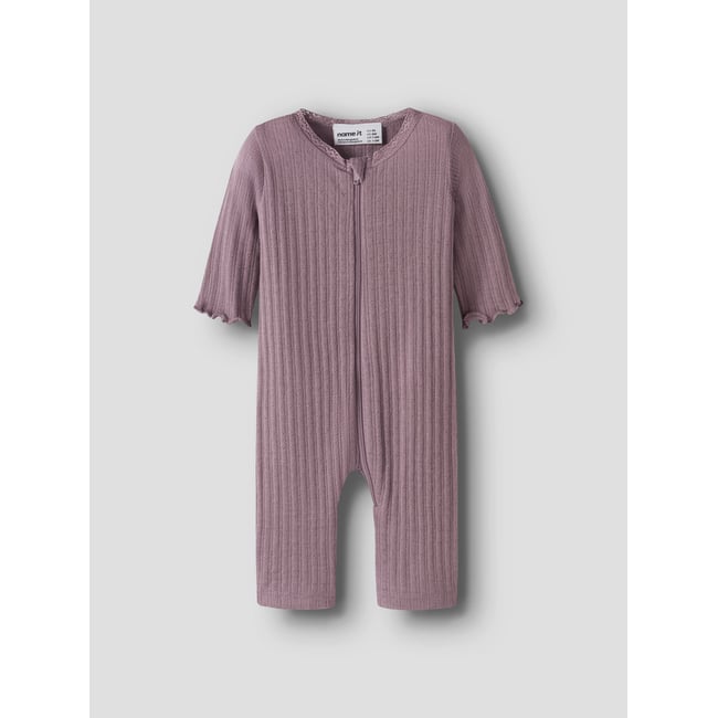 Grenouillère violet - toadstool <span itemprop=