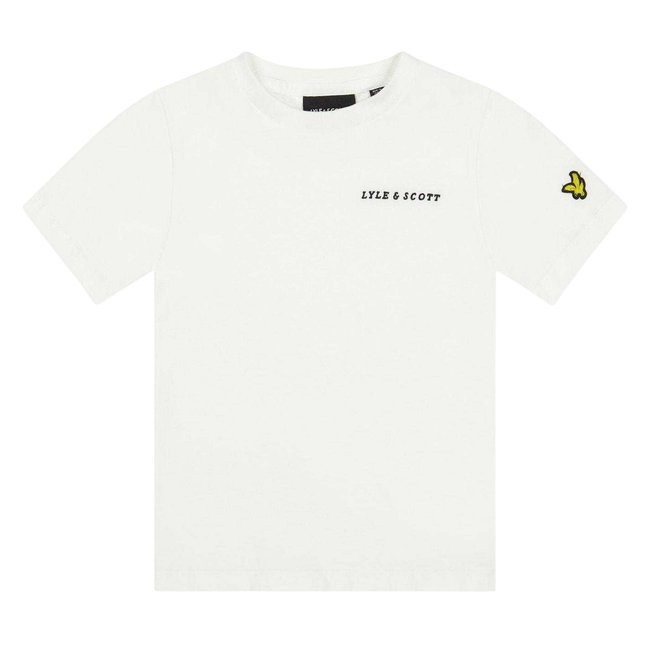 T-shirt manches courtes motif/style texte blanc <span itemprop=