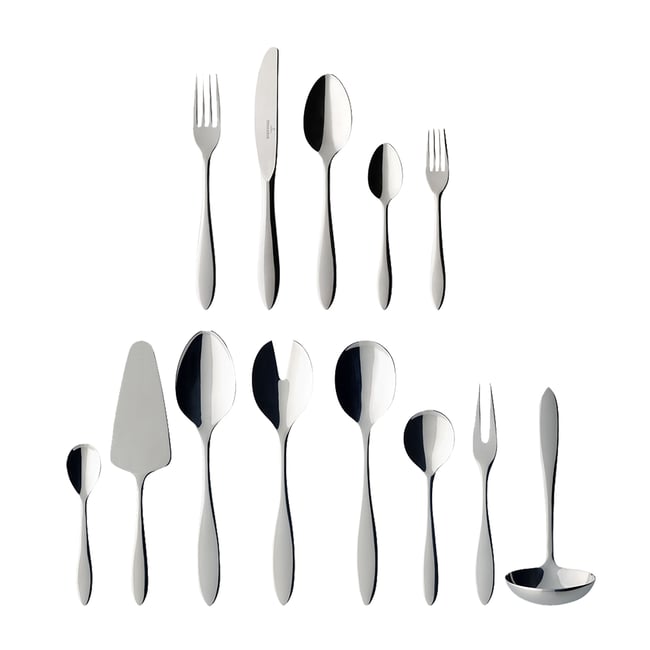 Ménagère 68Pcs. ARTHUR Couleur argent/platine <span itemprop=