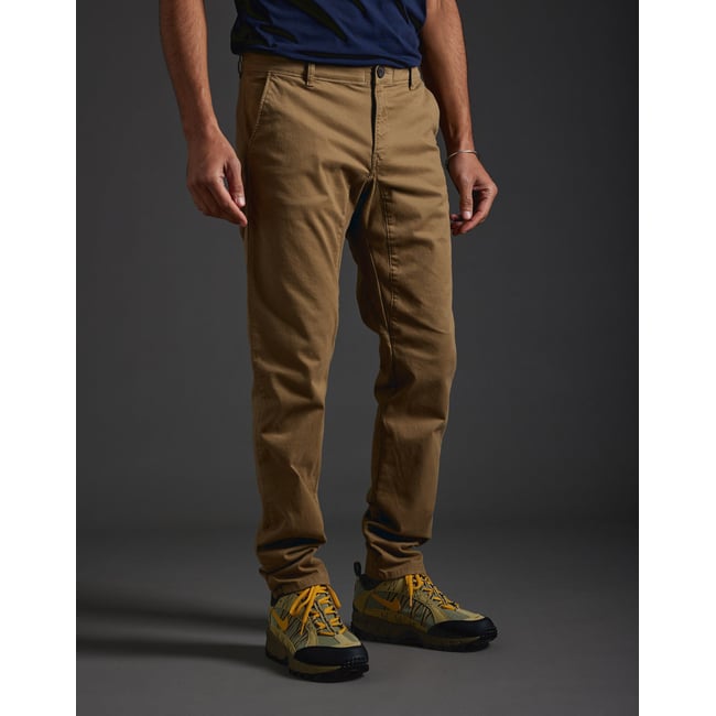 PANTALON CHINO TAUPE marron <span itemprop=