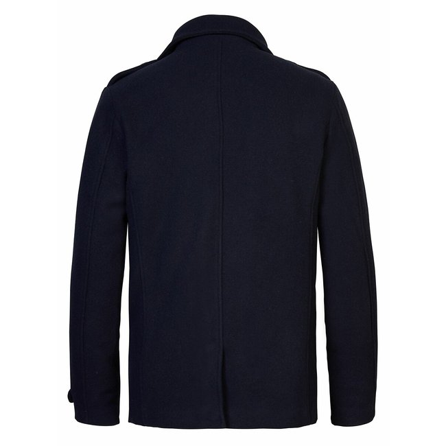 最終値下げ！PEA COAT ネイビー 楽天市場】ウール ピーコート ネイビー ヘチマ襟 防寒 PEA-COAT