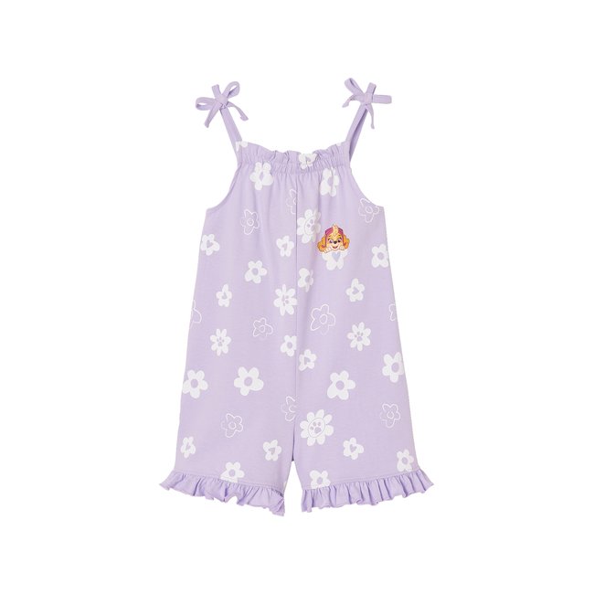 Combishort Pat Patrouille® Stella imprimé fleurs lilas <span itemprop=