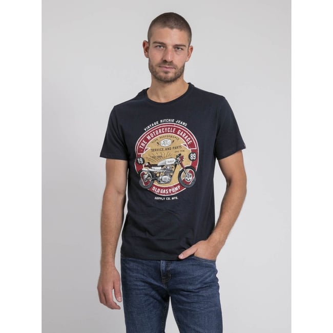 T-shirt Col Rond Pur Coton Jorisol - RITCHIE