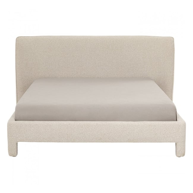 Cadre de lit en polyester, PAUL Couleur beige <span itemprop=