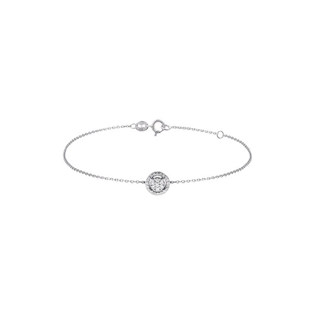 Bracelet Collection or or blanc <span itemprop=