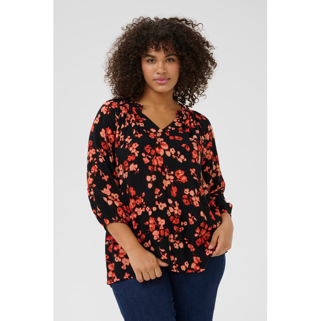 Blouse à manches longues - KAFFE CURVE