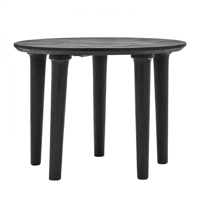 Table basse en bois de manguier Zanzi Couleur noir <span itemprop=