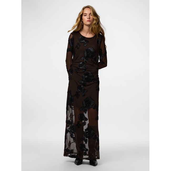Robe Longue marron - delicioso <span itemprop=