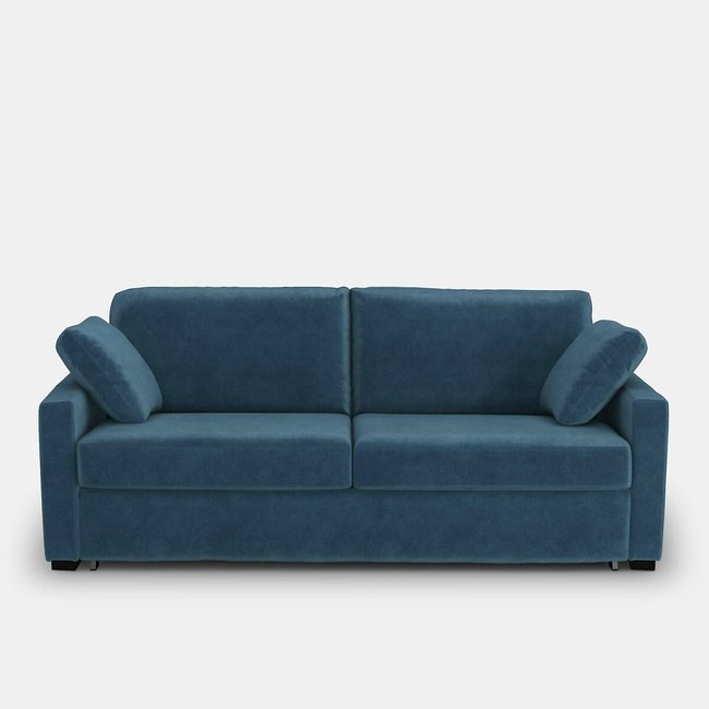 Schlafsofa Timor, Samt, Schaumstoff - LA REDOUTE INTERIEURS