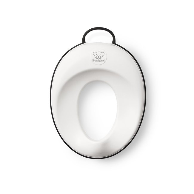 Toilet seat reducer, white + black, BABYBJORN
