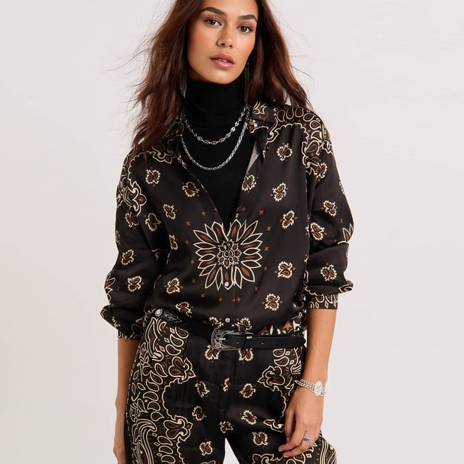 Chemise à motif bandana FAYRUZ - WILD