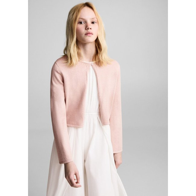 Cardigan maille fine coton - MANGO KIDS