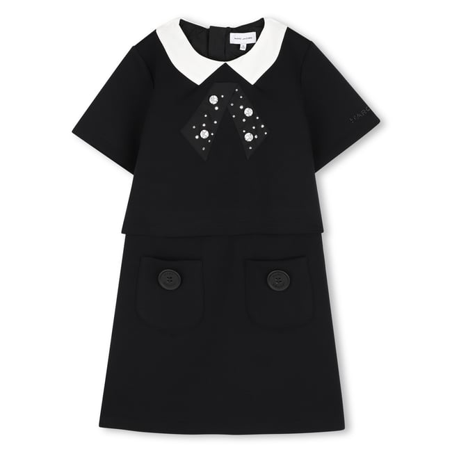 Robe manches courtes black <span itemprop=