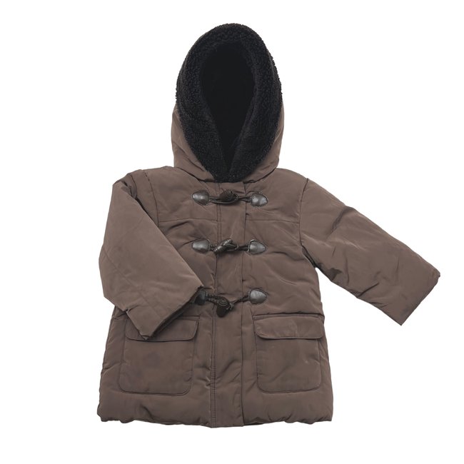 Manteau bébé - Bon état marron <span itemprop=