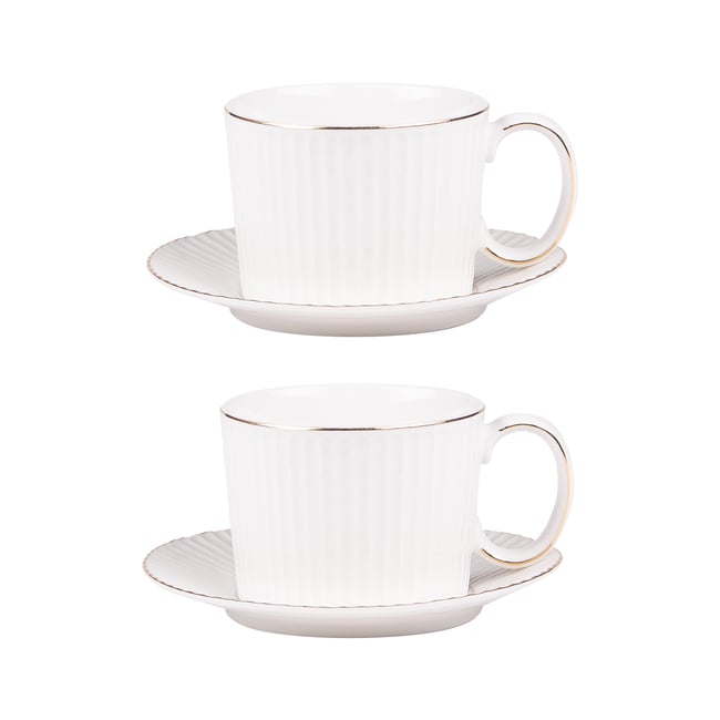 Coffret de 2 petits déjeuner Pure 30 cl Couleur blanc <span itemprop=