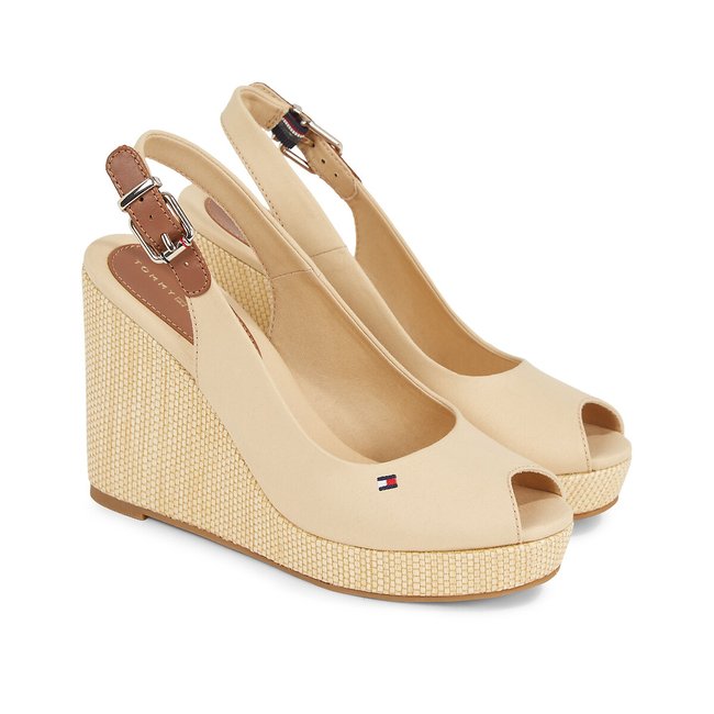 Sandalias de cuña Iconic Elena Sling - TOMMY HILFIGER