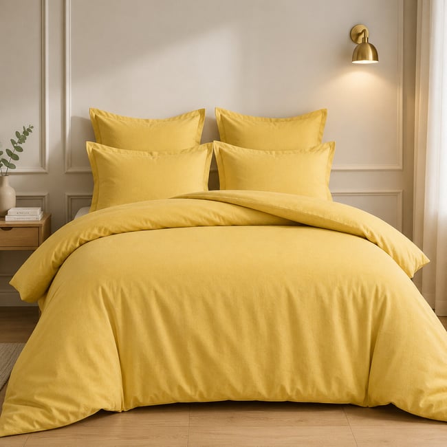 Parure Housse De Couette 100% Coton 57fils - C DESIGN HOME TEXTILE