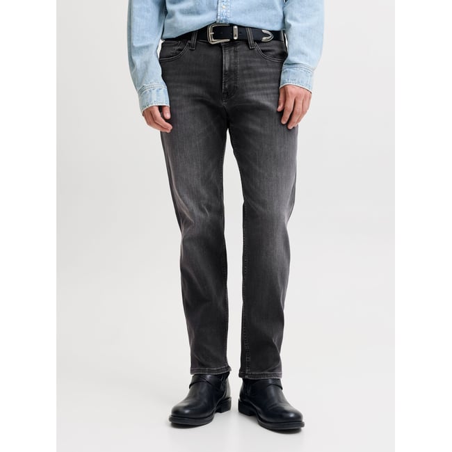 Coupe Regular black denim <span itemprop=