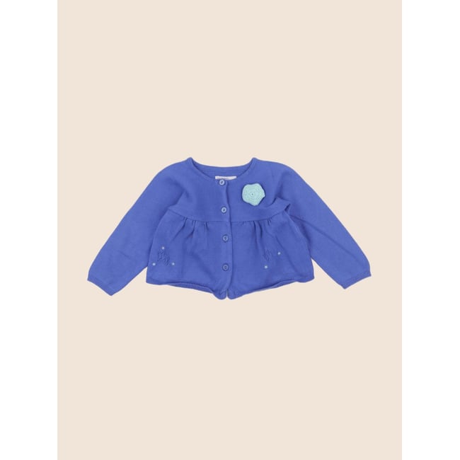 Gilet - Très bon état bleu <span itemprop=