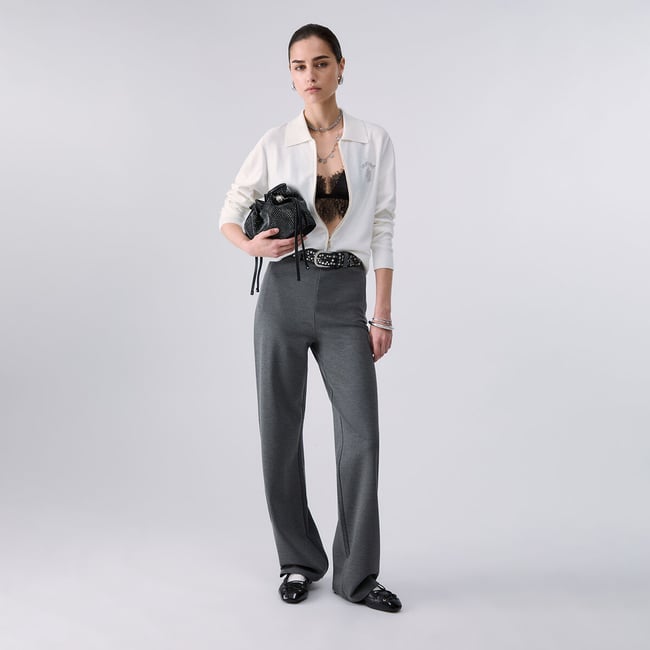 Pantalon coupe regular en punto milano - LIU JO