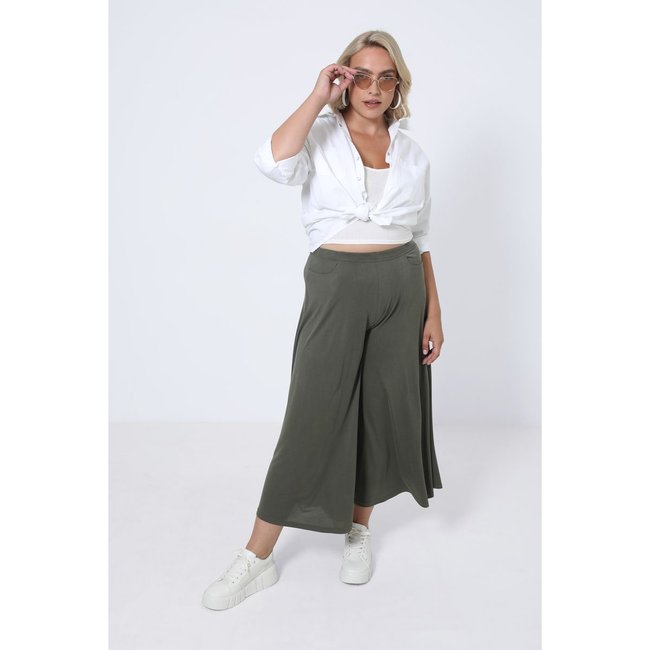 Pantalon style jupe culotte en modal - JEAN-MARC PHILIPPE