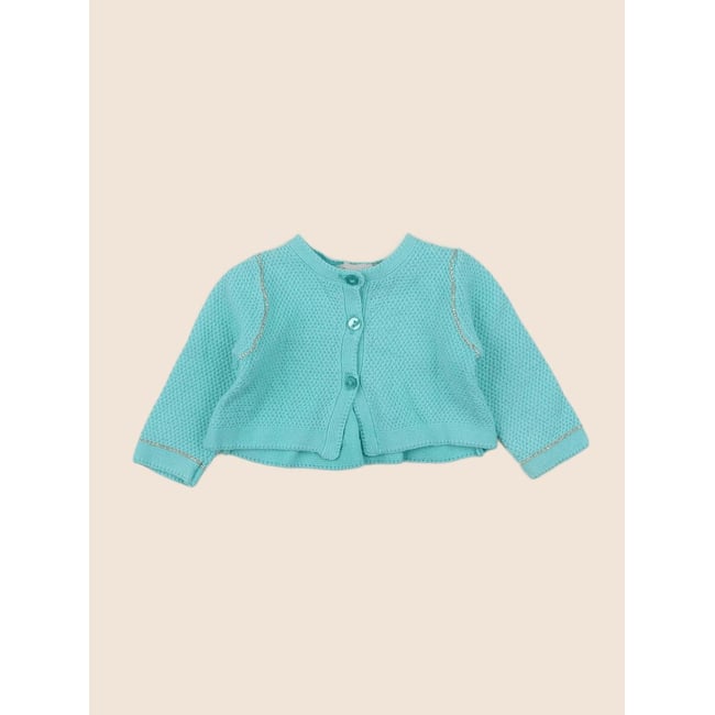 Gilet - Très bon état bleu <span itemprop=