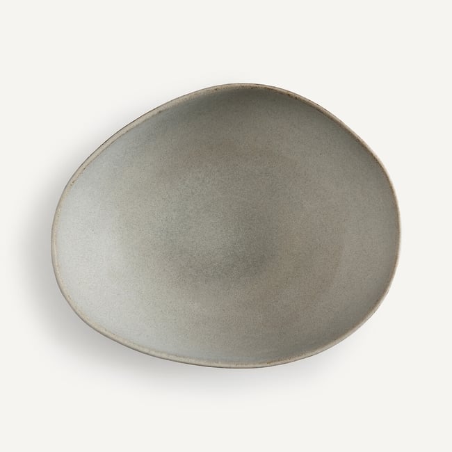 Miska sałatkowa Leiria Oval Sandstone szara AM.PM