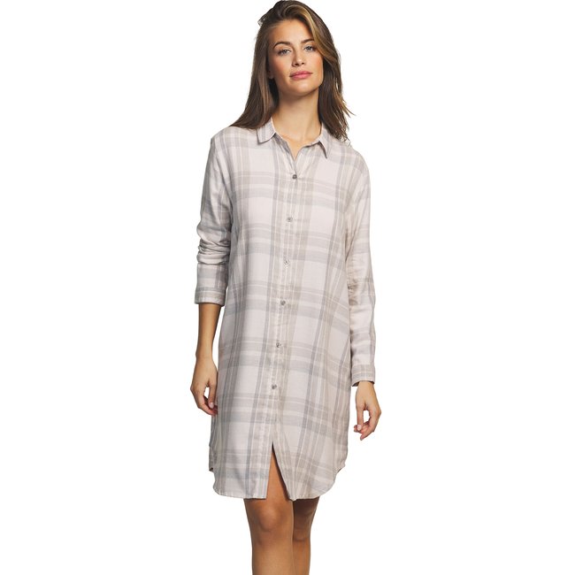 Chemise OPÉRA nuit manches longues Nordic beige <span itemprop=