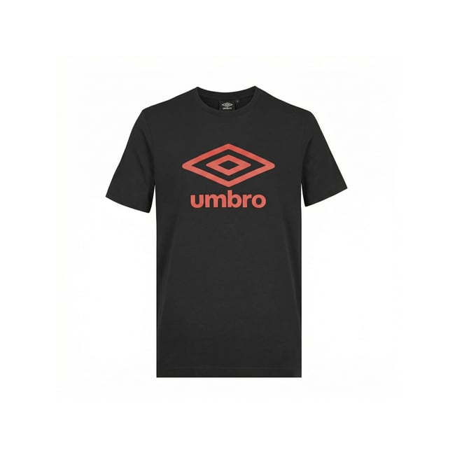 Tee shirt coton 160GSM noir/rouge <span itemprop=