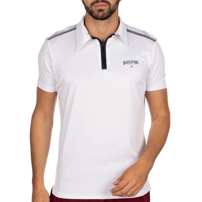 Polo de sport perforé ZIPPE - SHILTON