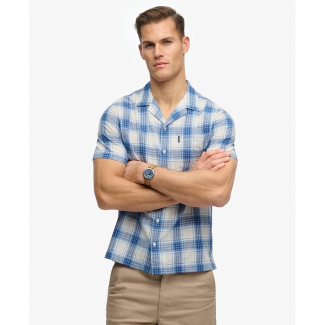 Chemise à carreaux Cabana manches courtes - SUPERDRY