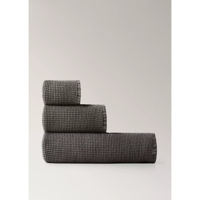 Drap de bain en coton gaufré - MANGO HOME