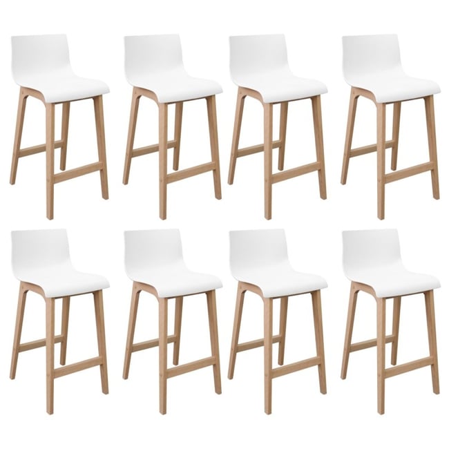 Lot de tabourets de bar en chêne 65cm TANNA - MOB IN