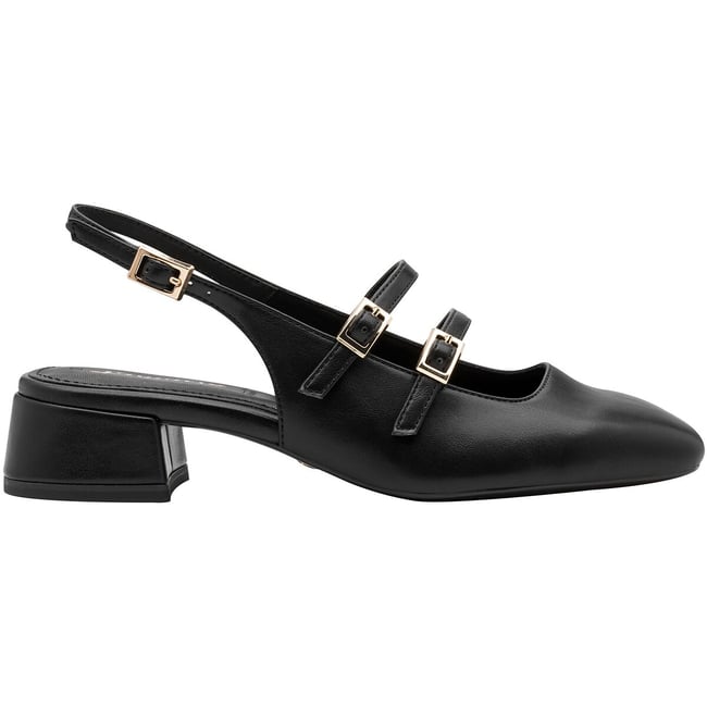 Ballerines slingback  noir <span itemprop=