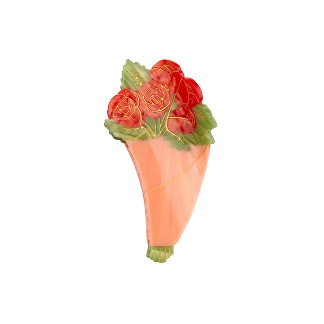 Pince à cheveux BOUQUET DE ROSES - COUCOU SUZETTE